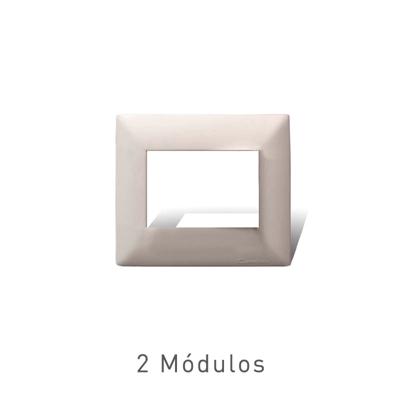 Tapa mignon SIGLO XXII de 2 módulos blanco lujo
